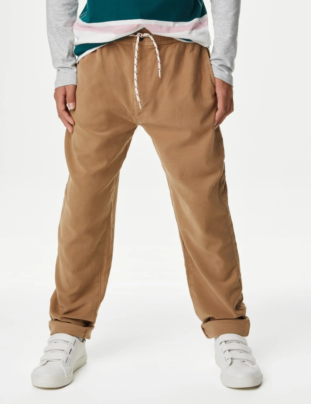 Relaxed Cotton Rich Skater Chinos (6-16 Yrs) 4 Relaxed Cotton Rich Skater Chinos (6-16 Yrs) - Image 4