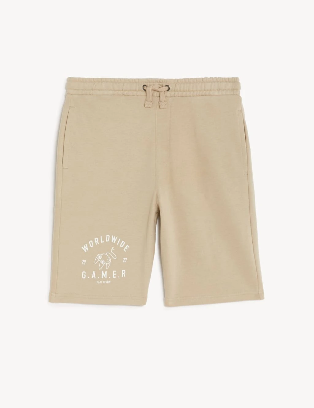 Cotton Rich Gamer Slogan Shorts (6-16 Yrs) 2 Cotton Rich Gamer Slogan Shorts (6-16 Yrs) - Image 2