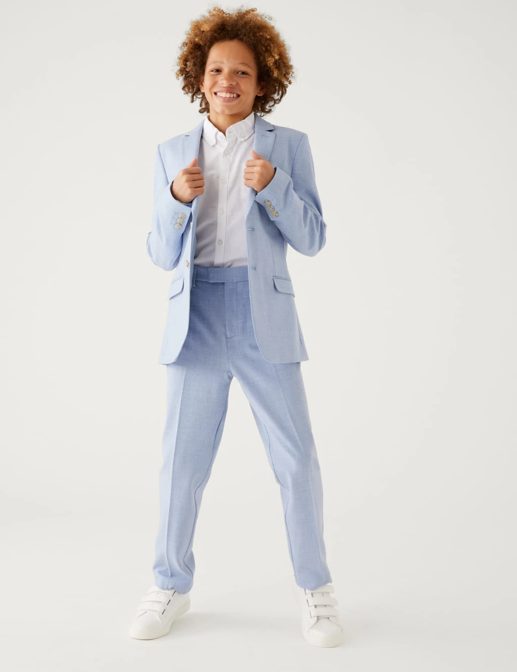 Mini Me Slim Leg Suit Trousers (6-16 Yrs) 1 Mini Me Slim Leg Suit Trousers (6-16 Yrs)
