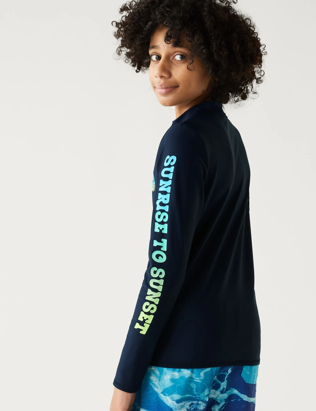 Slogan Long Sleeve Rash Vest (6-16 Yrs) 4 Slogan Long Sleeve Rash Vest (6-16 Yrs) - Image 4