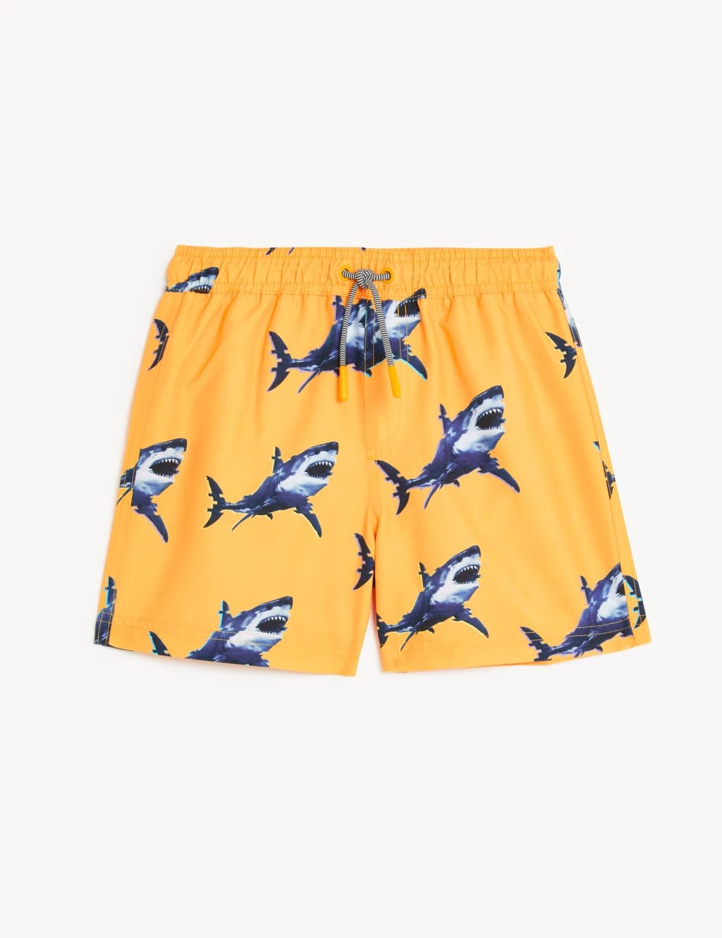 Shark Print Swim Shorts (6-16 Yrs) 2 Shark Print Swim Shorts (6-16 Yrs) - Image 2