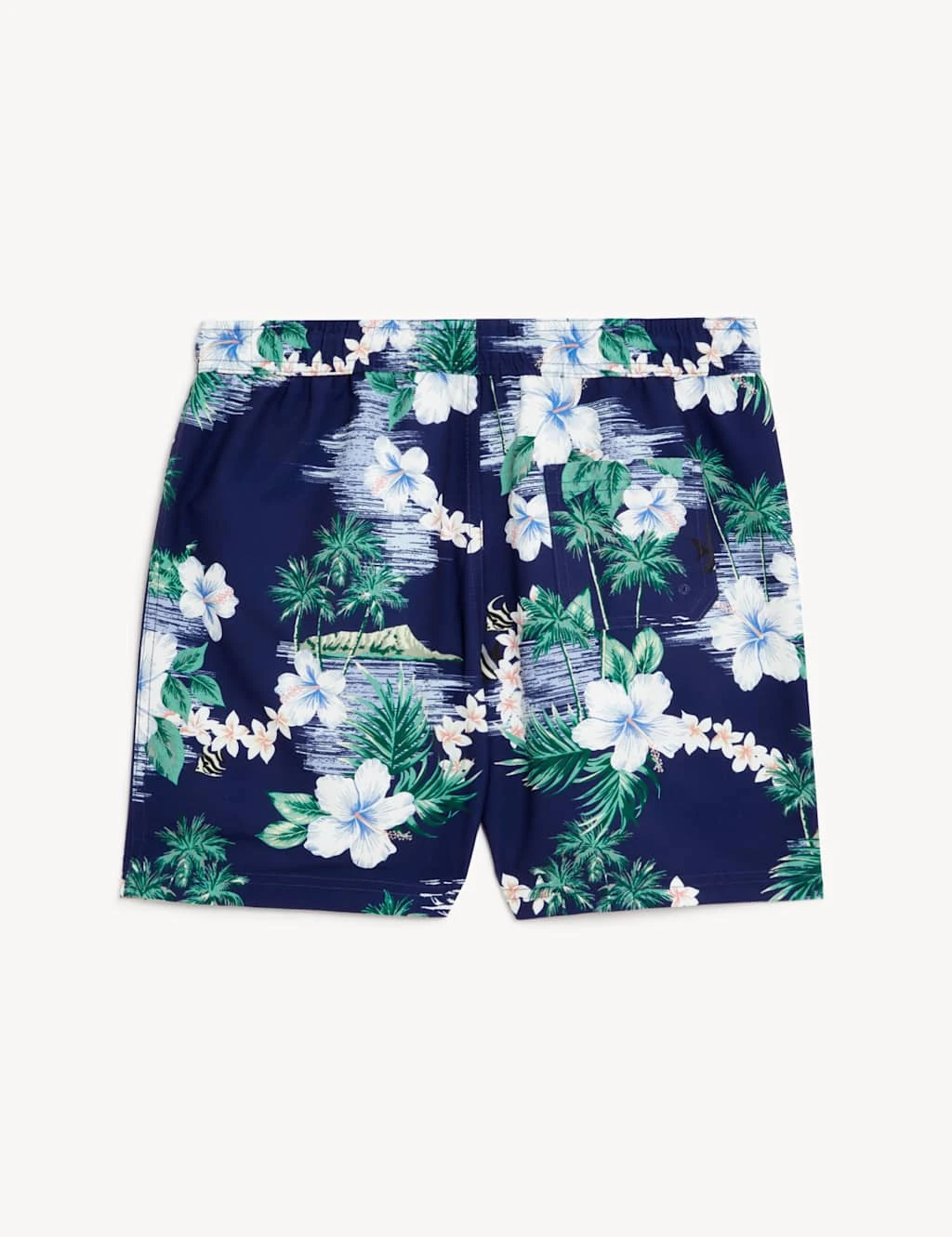 Mini Me Hawaiian Print Swim Shorts (6-16 Yrs) 5 Mini Me Hawaiian Print Swim Shorts (6-16 Yrs) - Image 5