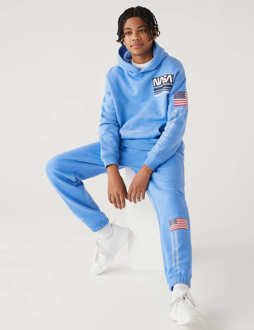 Cotton Rich NASA™ Joggers (6-16 Yrs) 1 Cotton Rich NASA™ Joggers (6-16 Yrs)