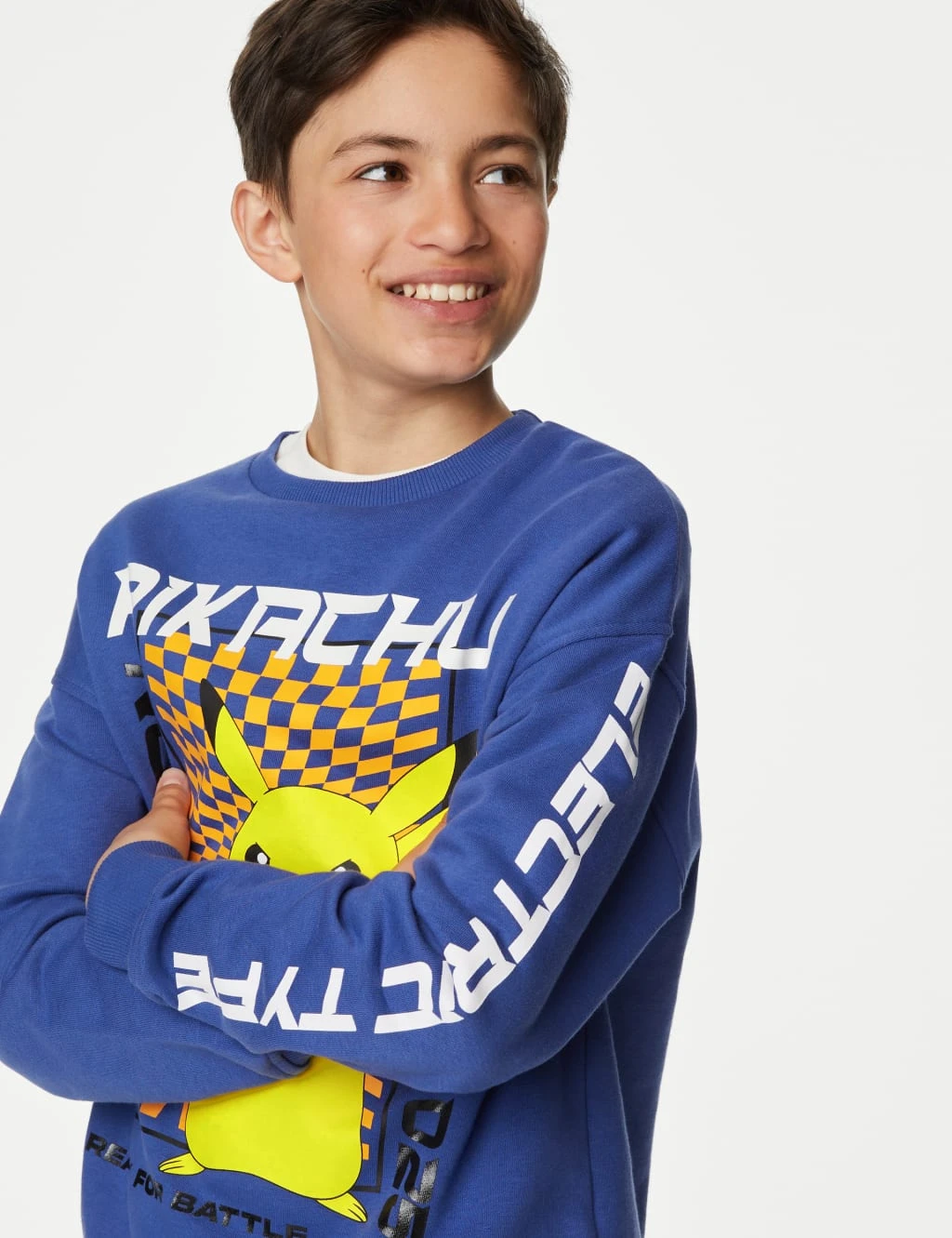 Cotton Rich Pokemon™ Sweatshirt (6-16 Yrs) 3 Cotton Rich Pokemon™ Sweatshirt (6-16 Yrs) - Image 3