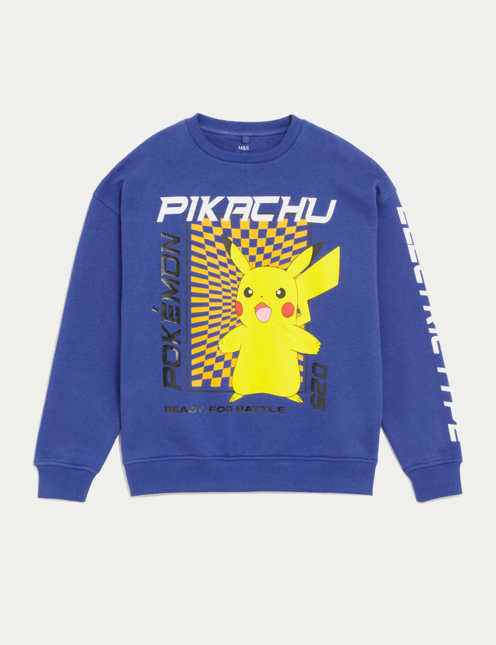 Cotton Rich Pokemon™ Sweatshirt (6-16 Yrs) 2 Cotton Rich Pokemon™ Sweatshirt (6-16 Yrs) - Image 2
