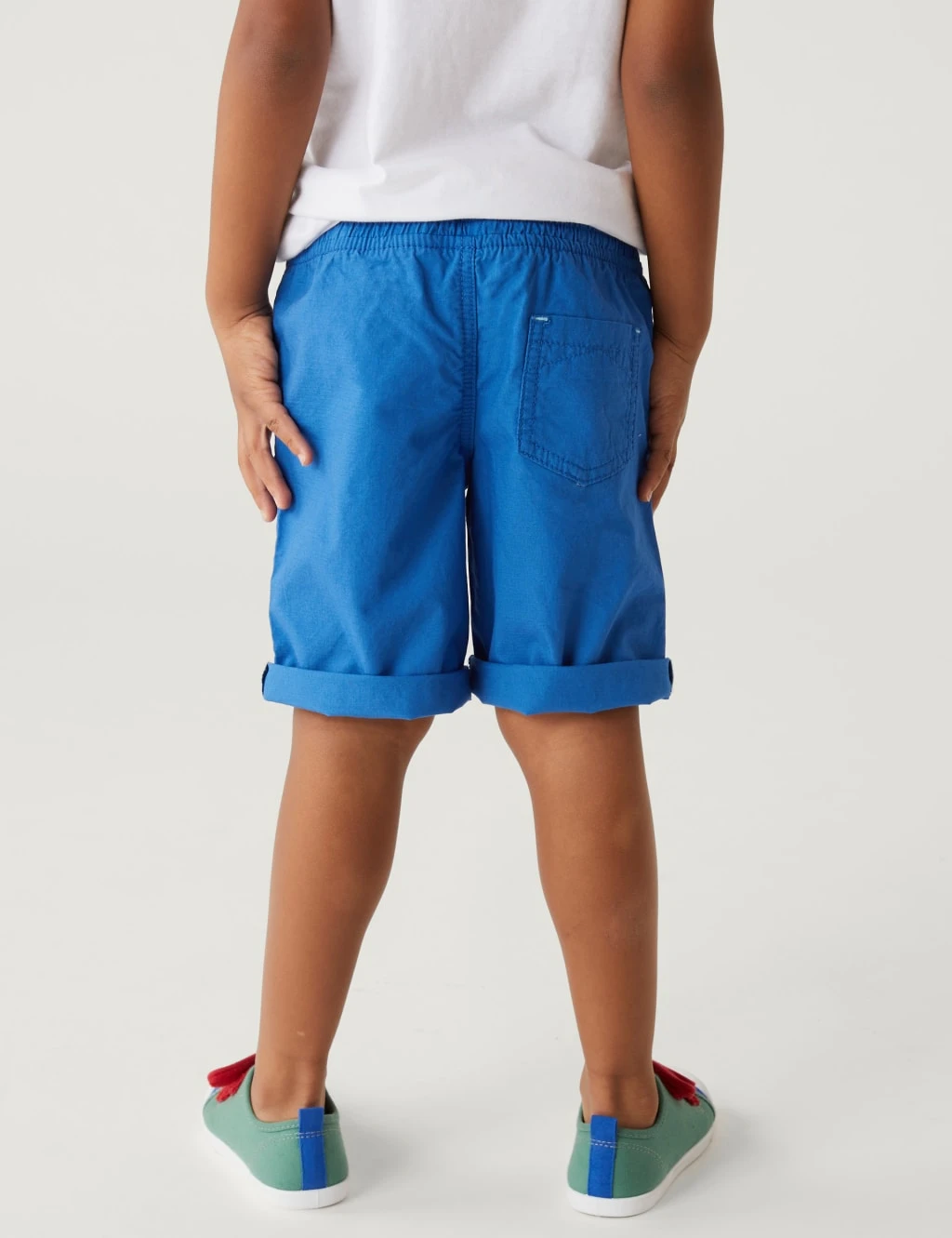 No Brand 2pk Pure Cotton Plain Shorts 6 No Brand 2pk Pure Cotton Plain Shorts - Image 6