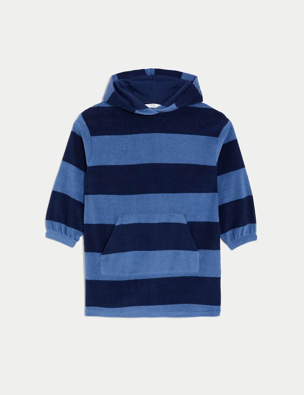 Cotton Rich Towelling Striped Poncho (1-7 Yrs) 1 Cotton Rich Towelling Striped Poncho (1-7 Yrs)