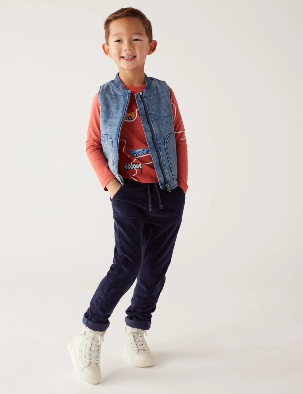 Denim Padded Gilet (2-8 Yrs) 3 Denim Padded Gilet (2-8 Yrs) - Image 3