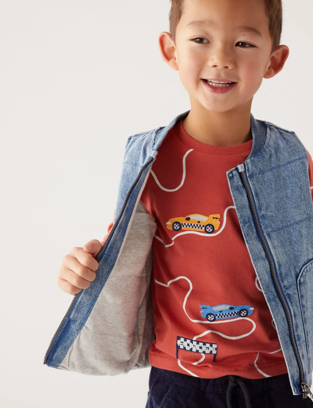 Denim Padded Gilet (2-8 Yrs) 4 Denim Padded Gilet (2-8 Yrs) - Image 4