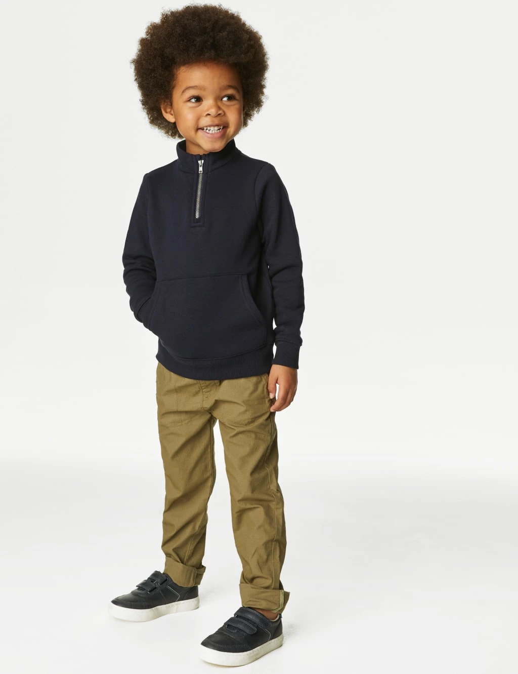 2pk Cotton Rich Trousers (2-8 Yrs) 2 2pk Cotton Rich Trousers (2-8 Yrs) - Image 2