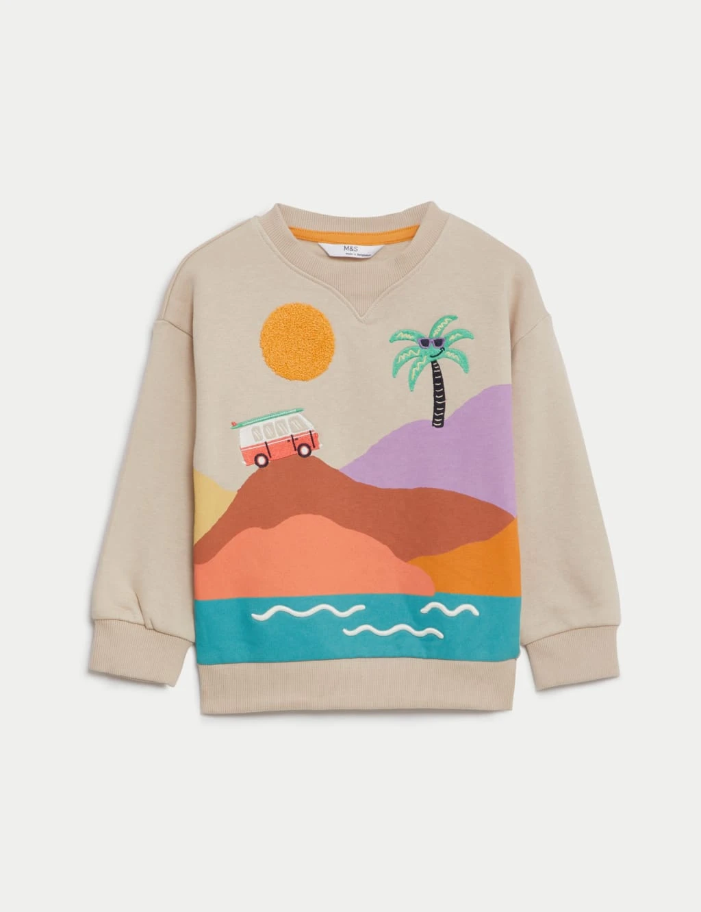 Cotton Rich Scenic Sweatshirt (2-8 Yrs) 1 Cotton Rich Scenic Sweatshirt (2-8 Yrs)