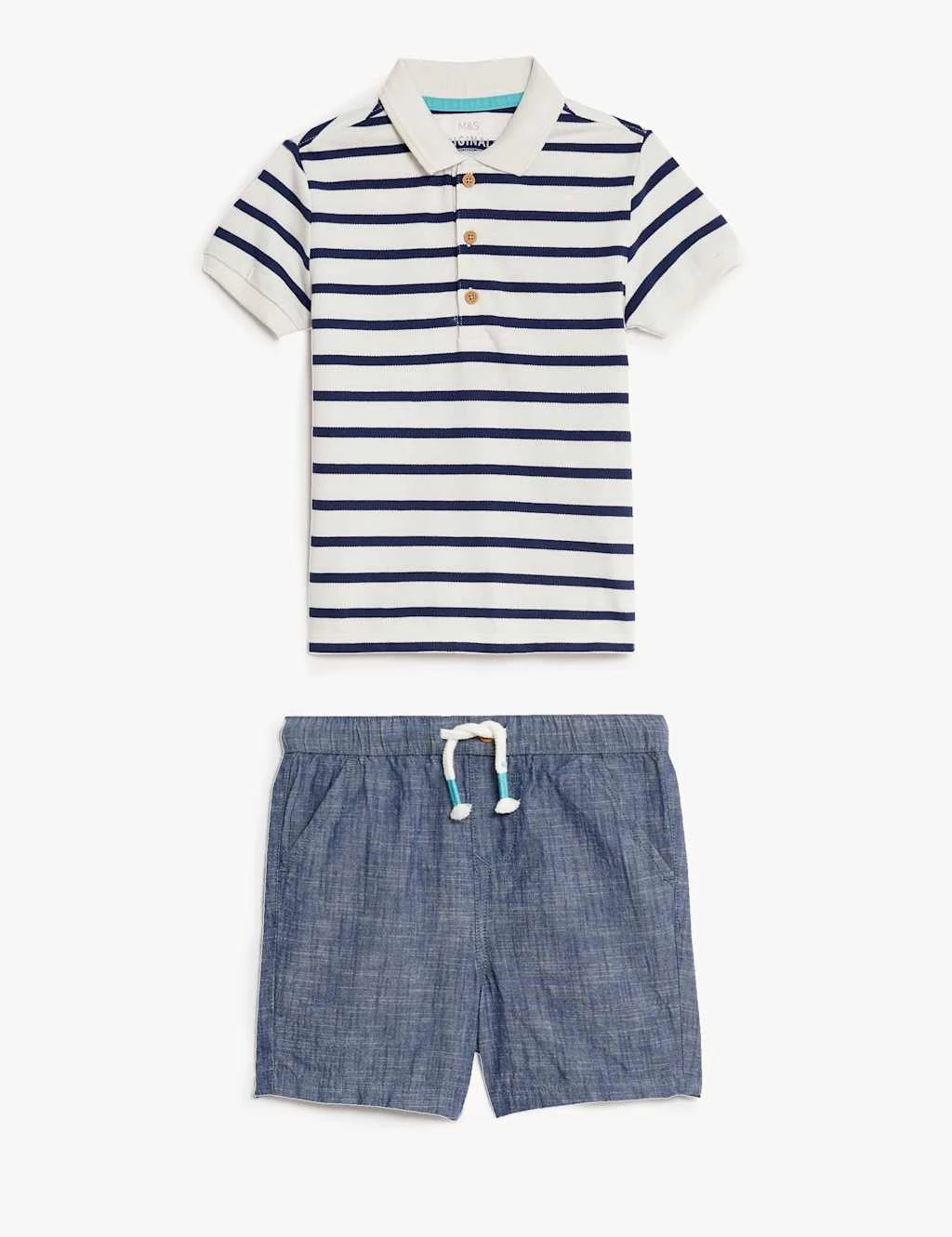 Pure Cotton Top & Bottom Outfit (2-8 Yrs) 2 Pure Cotton Top & Bottom Outfit (2-8 Yrs) - Image 2