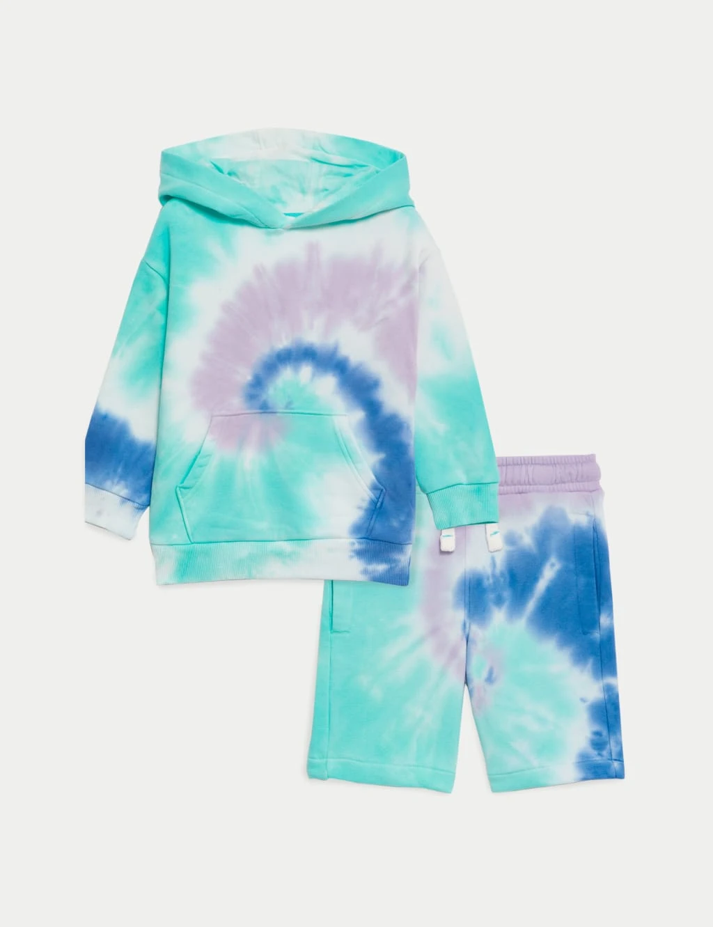 2pc Cotton Rich Tie Dye Top & Bottom Outfit (2-8 Yrs) 1 2pc Cotton Rich Tie Dye Top & Bottom Outfit (2-8 Yrs)