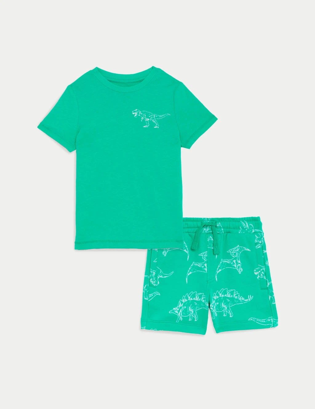 2pc Pure Cotton Dinosaur Outfit (2-8 Yrs) 2 2pc Pure Cotton Dinosaur Outfit (2-8 Yrs) - Image 2
