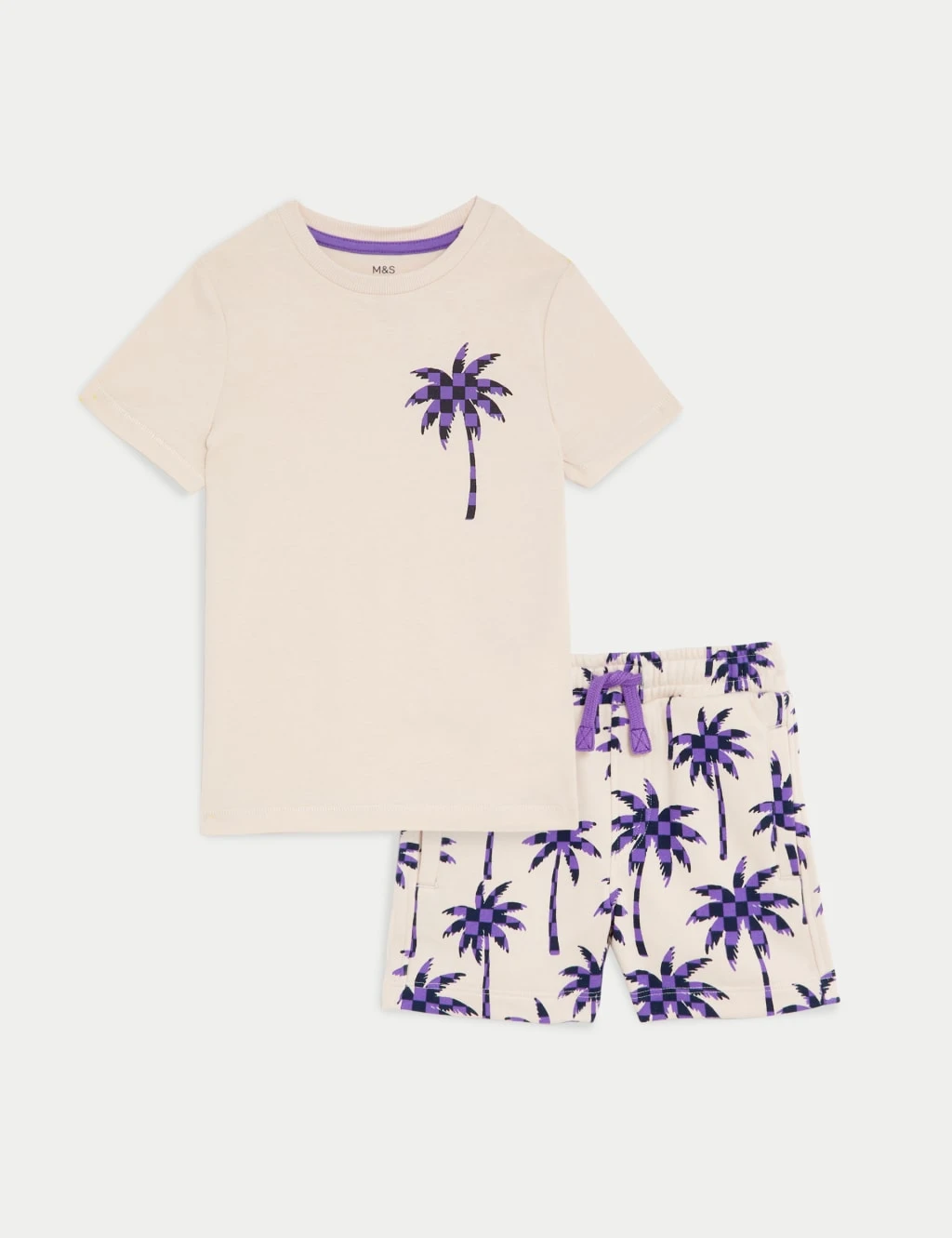2pc Pure Cotton Palm Tree Outfit (2-8 Yrs) 1 2pc Pure Cotton Palm Tree Outfit (2-8 Yrs)
