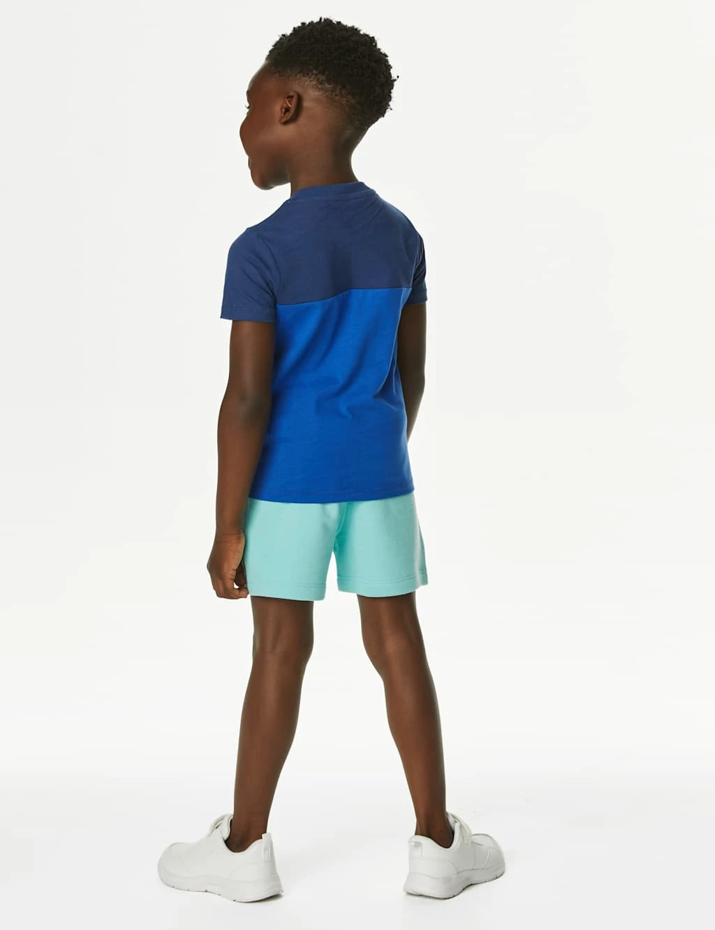 2pc Pure Cotton Colourblock Outfit (2-8 Yrs) 4 2pc Pure Cotton Colourblock Outfit (2-8 Yrs) - Image 4