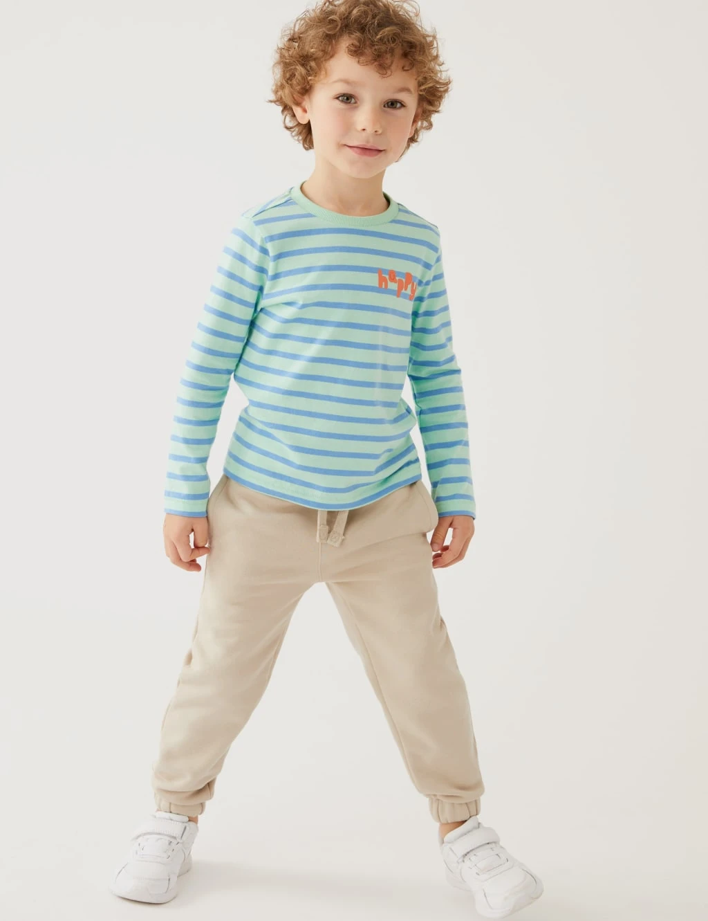 Cotton Rich Joggers (2-8 Yrs) 3 Cotton Rich Joggers (2-8 Yrs) - Image 3