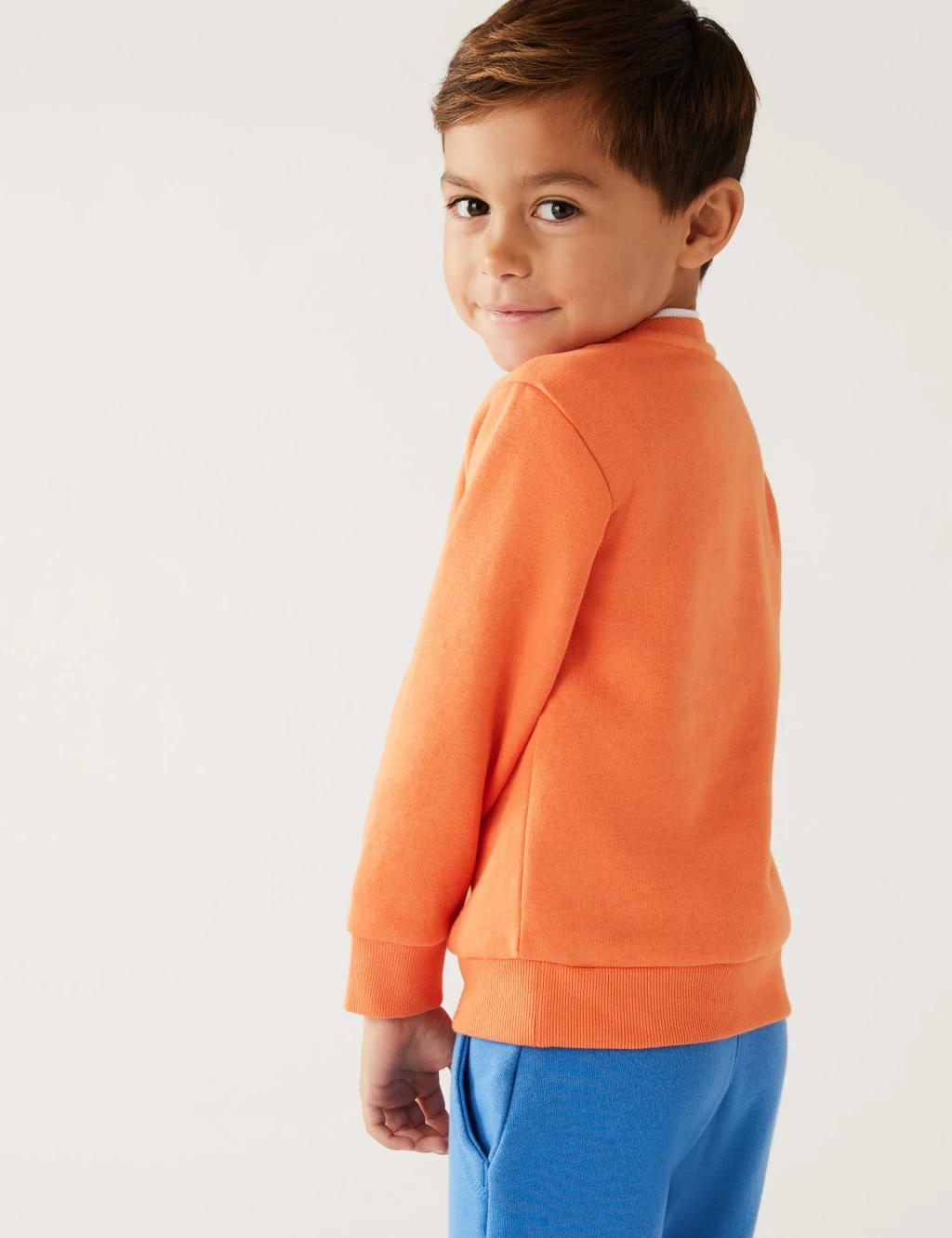 Cotton Rich Truck Sweatshirt (2-8 Yrs) 4 Cotton Rich Truck Sweatshirt (2-8 Yrs) - Image 4