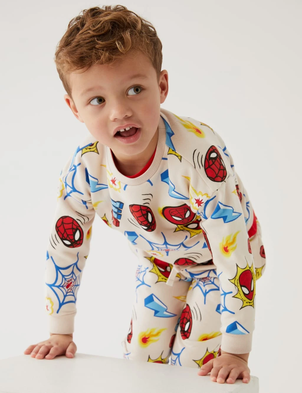 Cotton Rich Spider-Man™ Sweatshirt (2 - 8 Yrs) 1 Cotton Rich Spider-Man™ Sweatshirt (2 - 8 Yrs)