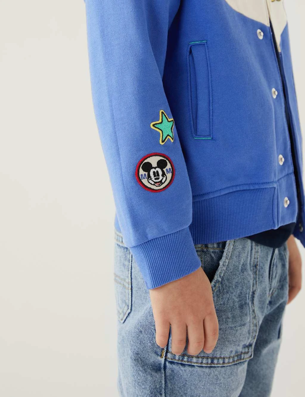 Cotton Rich Mickey Mouse™ Bomber (2-7 Yrs) 4 Cotton Rich Mickey Mouse™ Bomber (2-7 Yrs) - Image 4