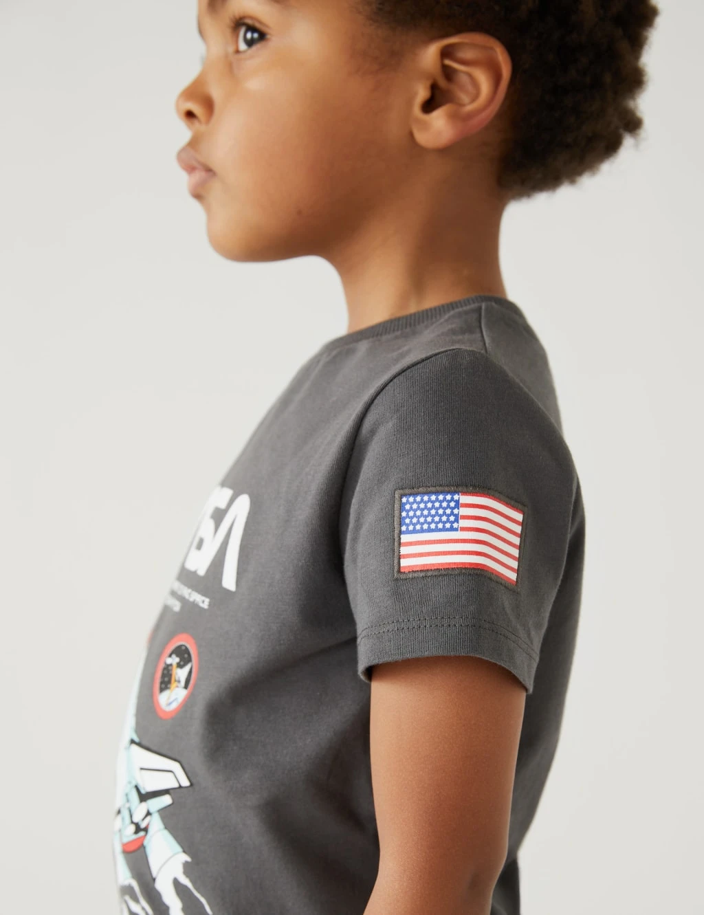Pure Cotton NASA™ T-Shirt (2-8 Yrs) 3 Pure Cotton NASA™ T-Shirt (2-8 Yrs) - Image 3