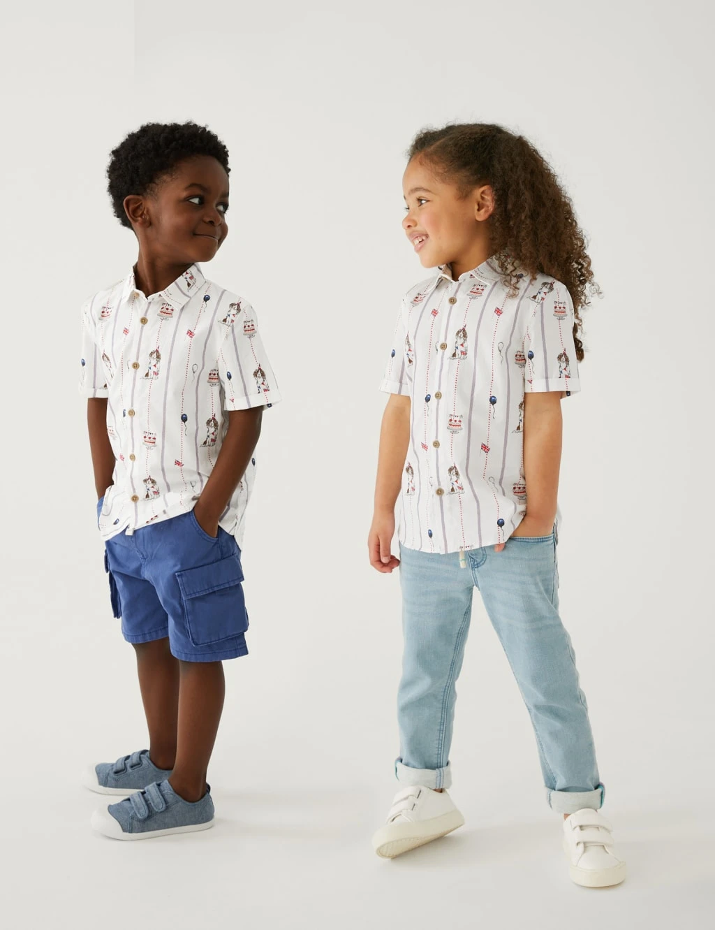 Pure Cotton Coronation Shirt (3-8 Yrs) 1 Pure Cotton Coronation Shirt (3-8 Yrs)
