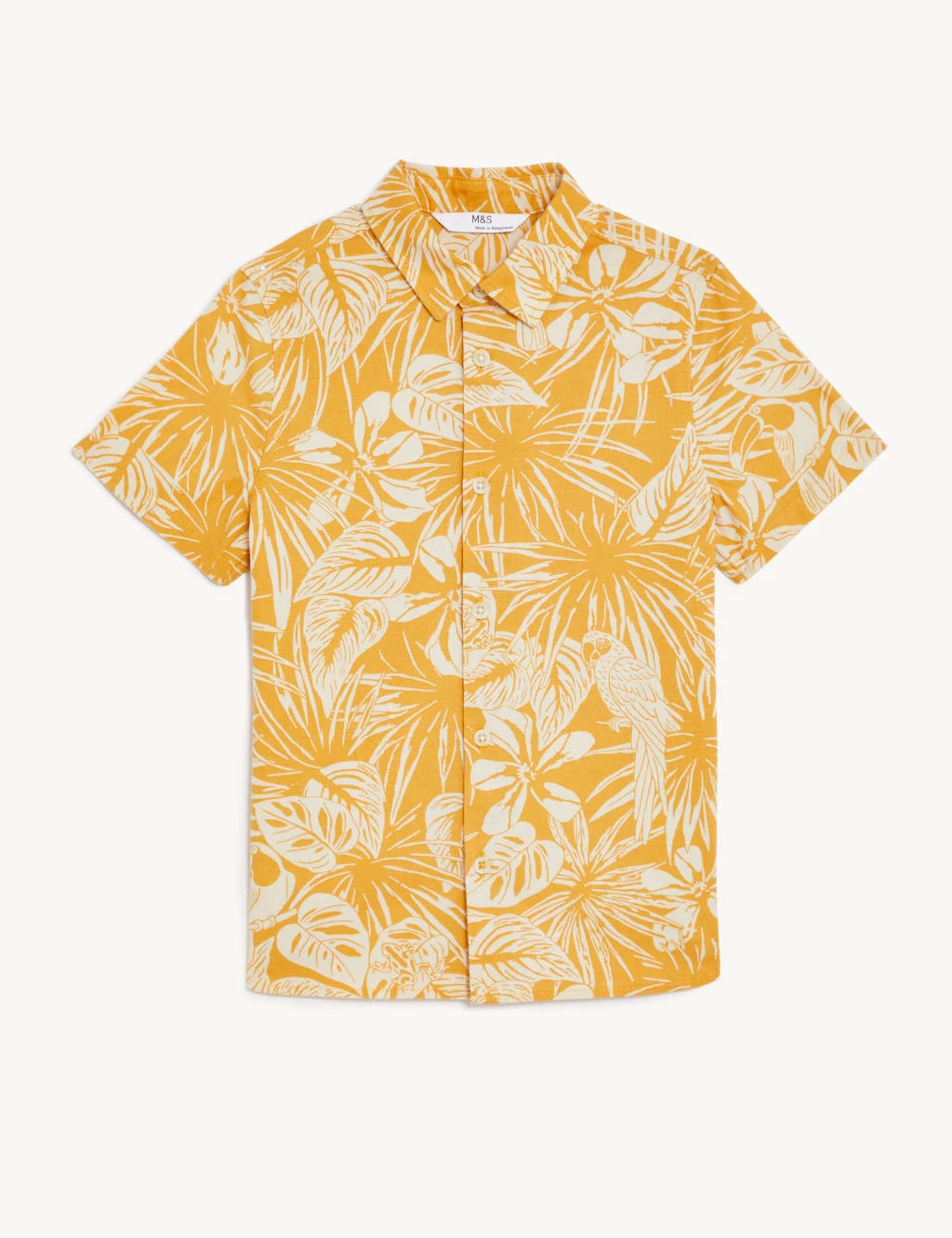 Pure Cotton Parrot Shirt (2 - 8 Yrs) 2 Pure Cotton Parrot Shirt (2 - 8 Yrs) - Image 2