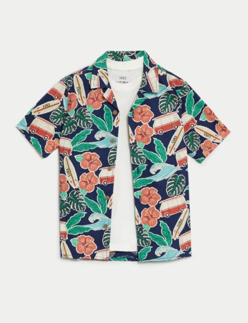 Pure Cotton Campervan Shirt (2-8 Yrs)