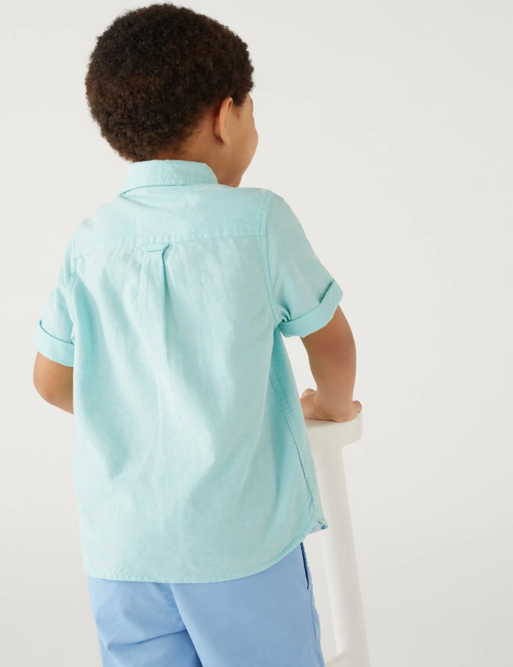 Pure Cotton Oxford Shirt (2-8 Yrs) 4 Pure Cotton Oxford Shirt (2-8 Yrs) - Image 4