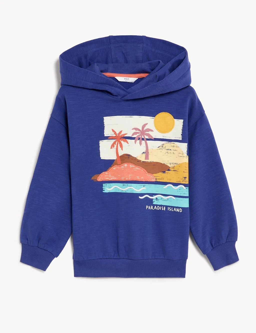 Cotton Rich Paradise Island Hoodie (2-8 Yrs) 2 Cotton Rich Paradise Island Hoodie (2-8 Yrs) - Image 2