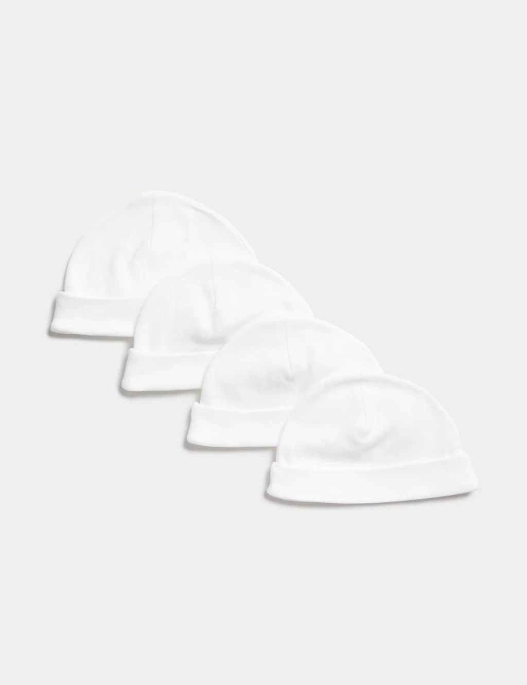 4pk Pure Cotton Hats (0-1 Yrs) 1 4pk Pure Cotton Hats (0-1 Yrs)
