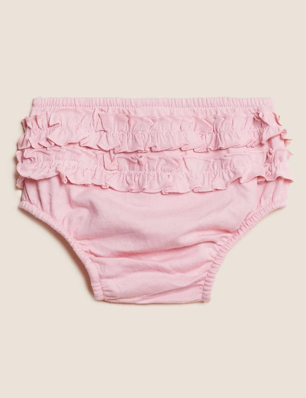 3pk Pure Cotton Frill Knickers (7lbs-3 Yrs) 4 3pk Pure Cotton Frill Knickers (7lbs-3 Yrs) - Image 4