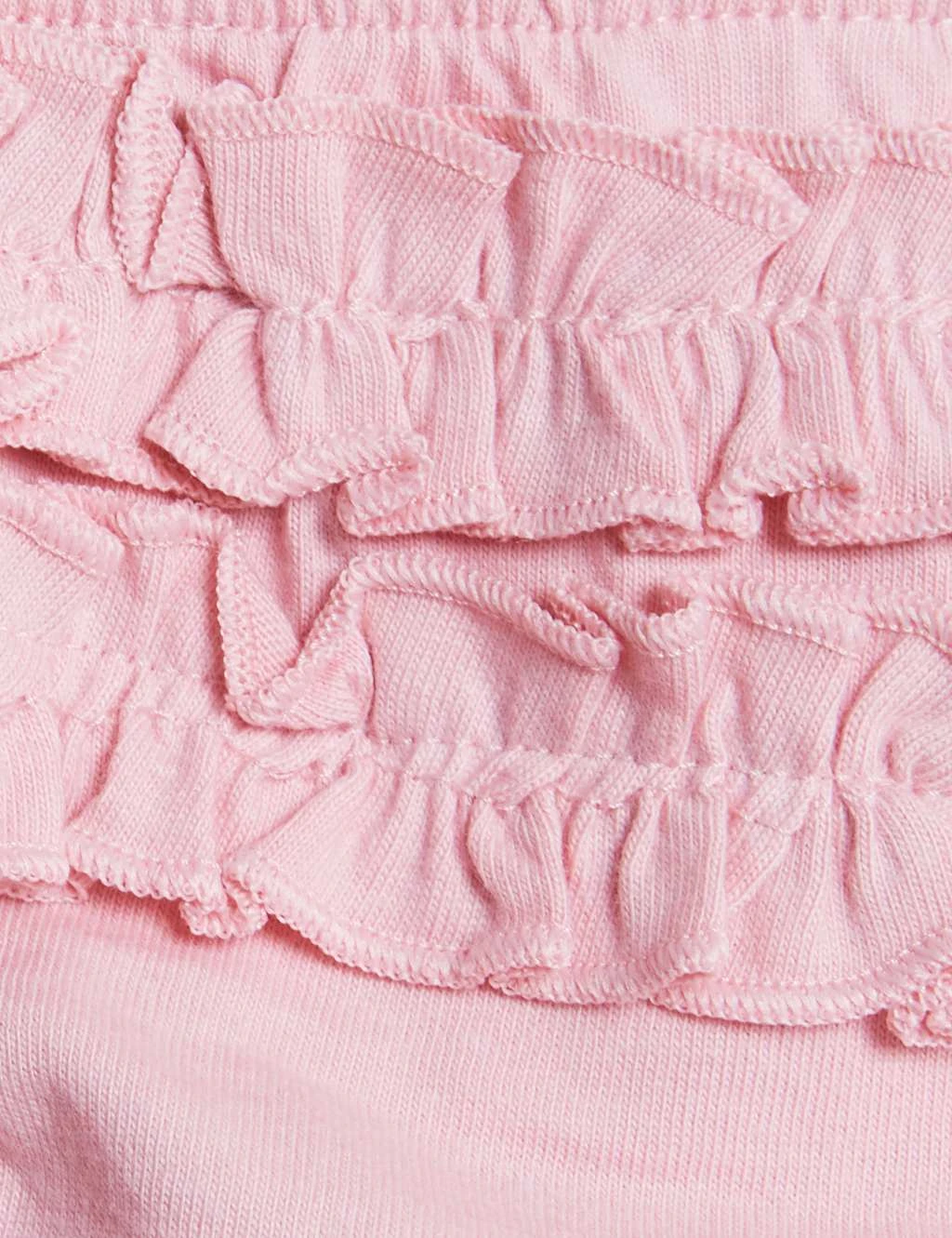 3pk Pure Cotton Frill Knickers (7lbs-3 Yrs) 5 3pk Pure Cotton Frill Knickers (7lbs-3 Yrs) - Image 5
