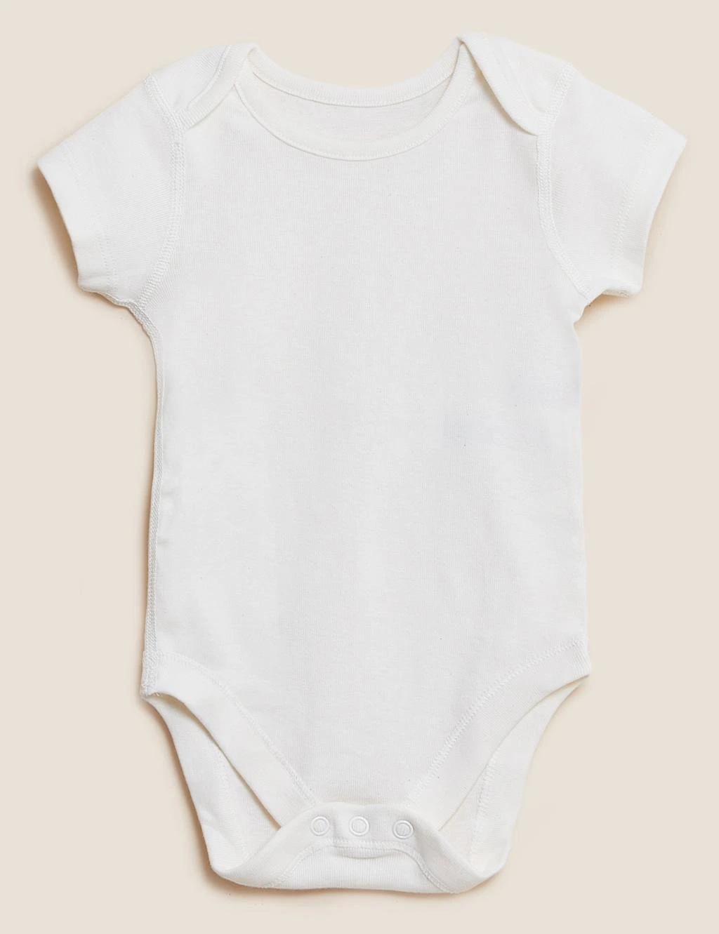 5pk Pure Cotton Ribbed Bodysuits (6½lbs - 3 Yrs) 4 5pk Pure Cotton Ribbed Bodysuits (6½lbs - 3 Yrs) - Image 4