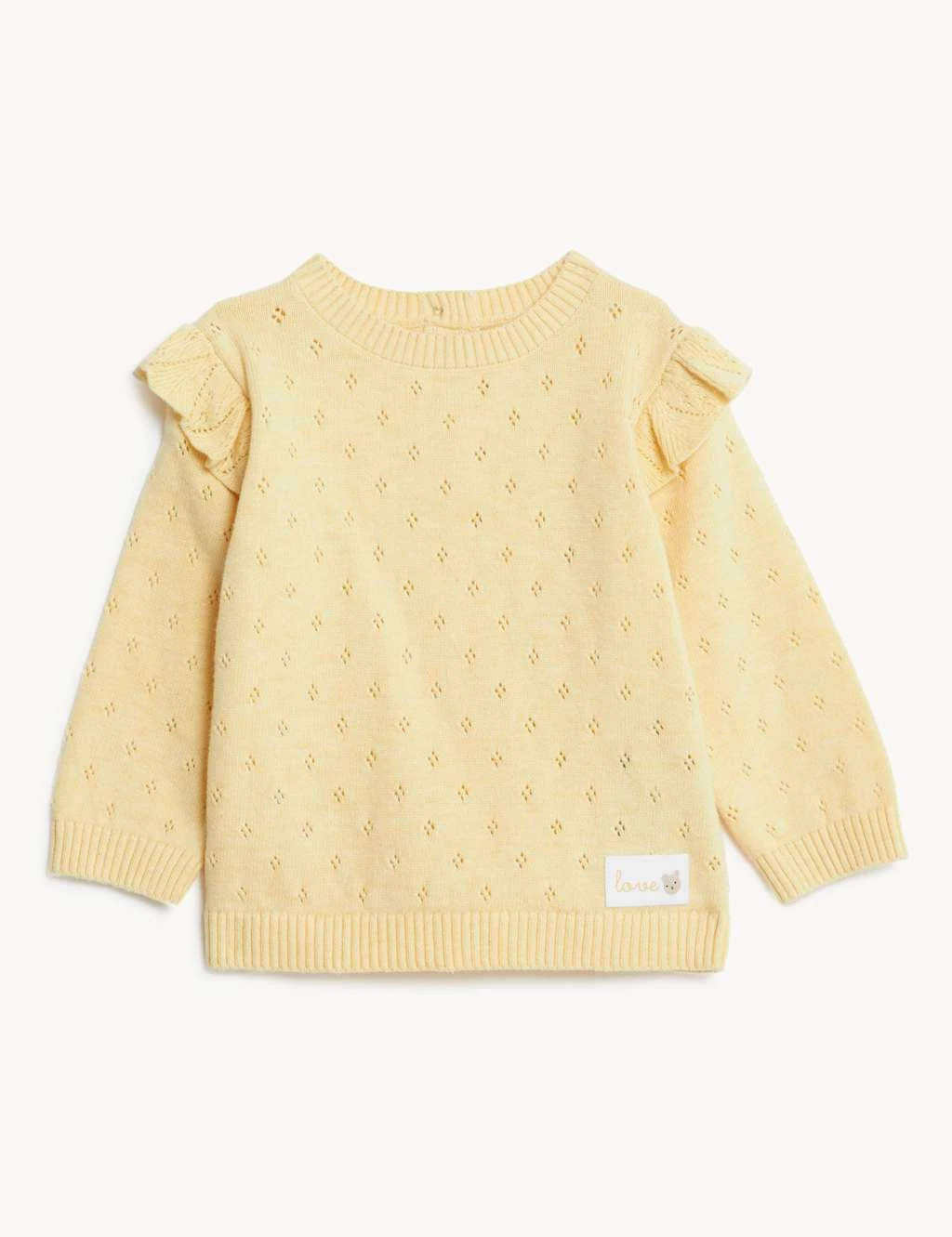 2pc Pure Cotton Knitted Outfit (7lbs - 12 Mths) 3 2pc Pure Cotton Knitted Outfit (7lbs - 12 Mths) - Image 3