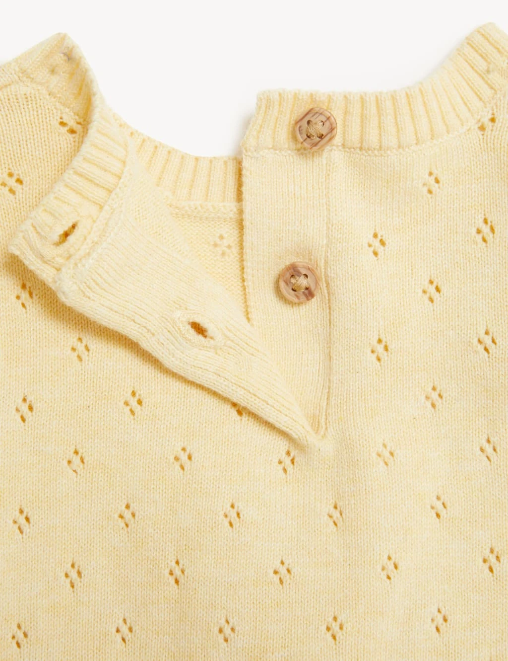 2pc Pure Cotton Knitted Outfit (7lbs - 12 Mths) 5 2pc Pure Cotton Knitted Outfit (7lbs - 12 Mths) - Image 5