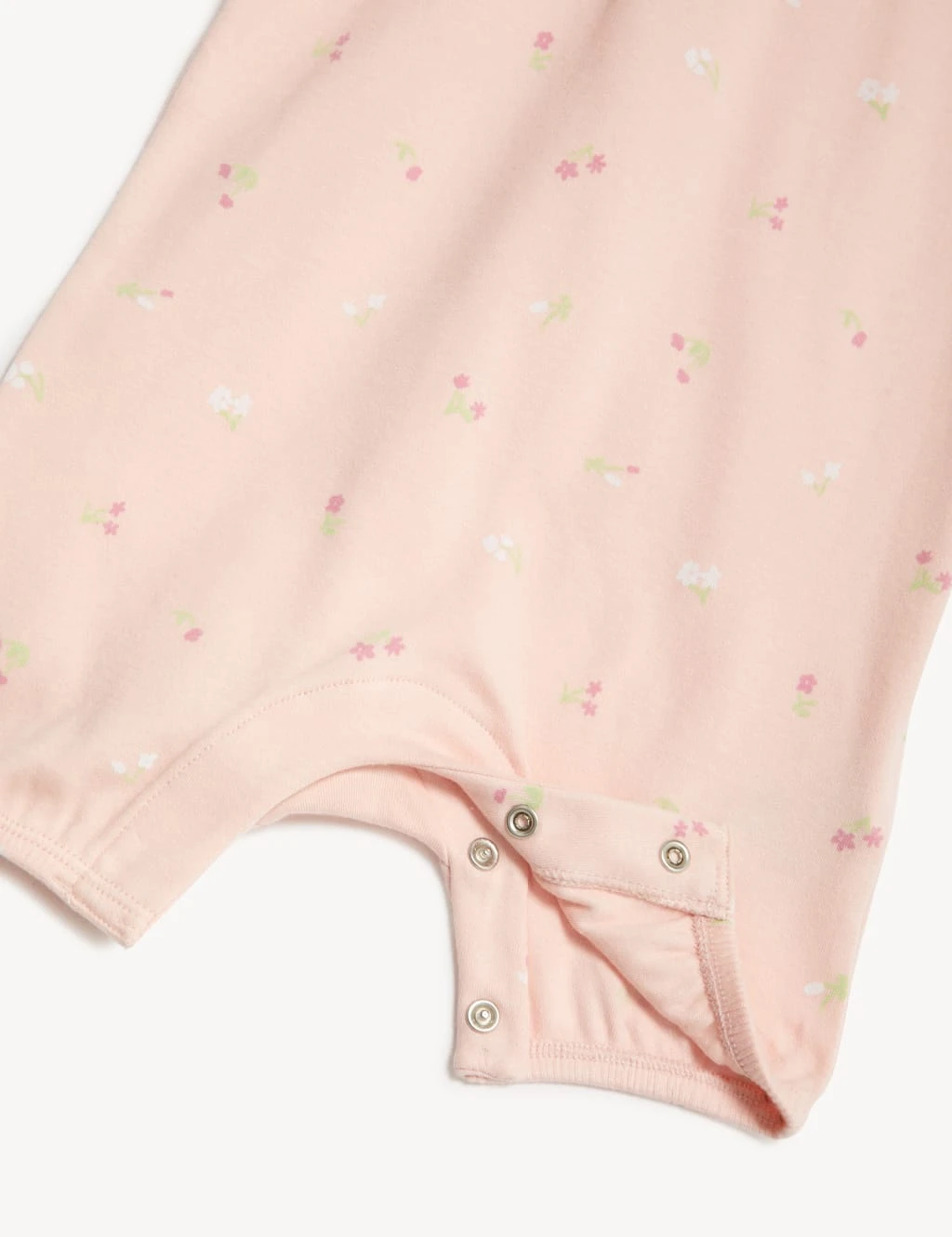 Pure Cotton Floral Romper (0-12 Mths) 4 Pure Cotton Floral Romper (0-12 Mths) - Image 4