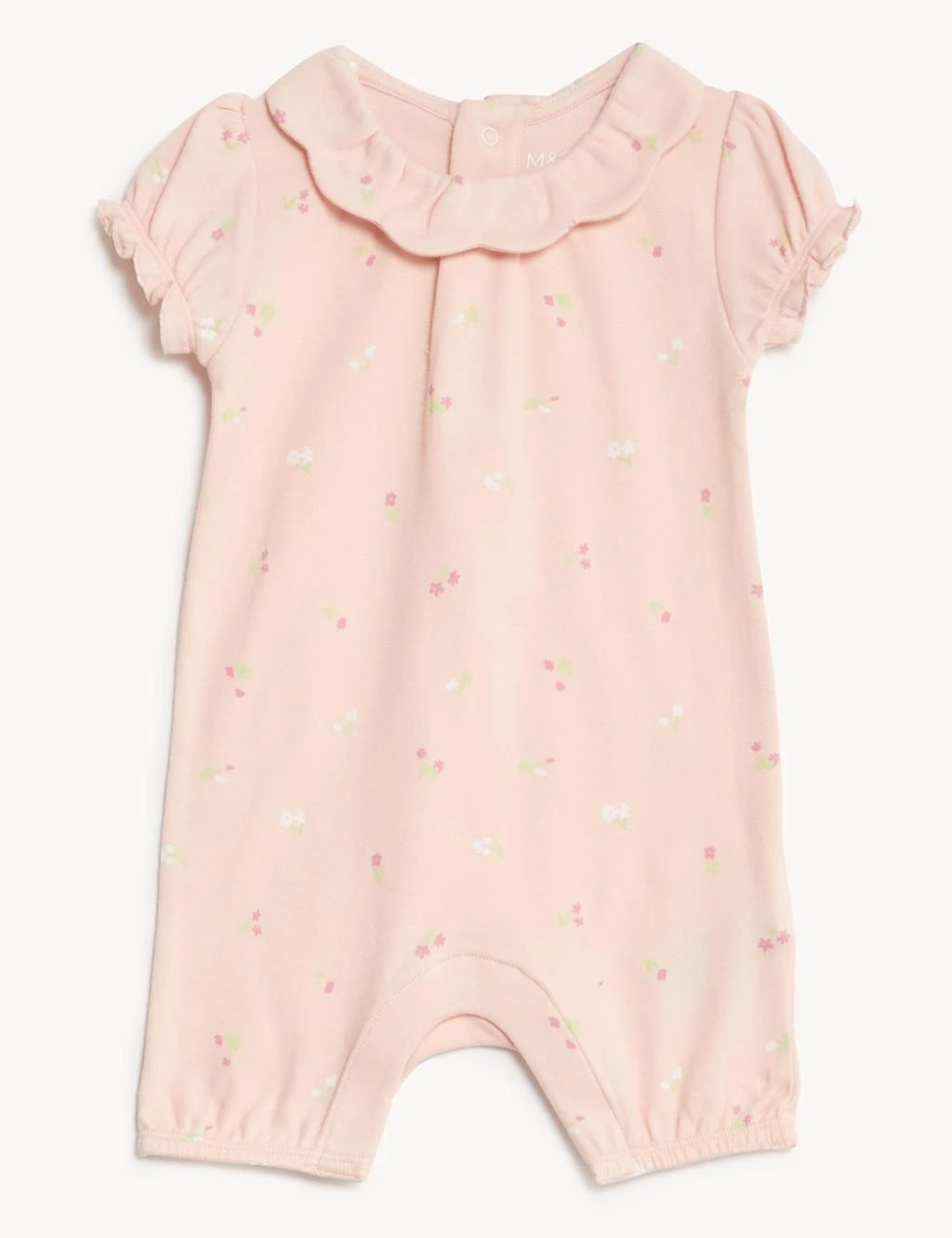 Pure Cotton Floral Romper (0-12 Mths) 2 Pure Cotton Floral Romper (0-12 Mths) - Image 2
