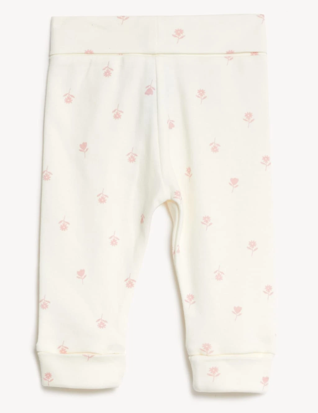 3pk Pure Cotton Striped & Floral Leggings (5lbs - 3 Yrs) 3 3pk Pure Cotton Striped & Floral Leggings (5lbs - 3 Yrs) - Image 3