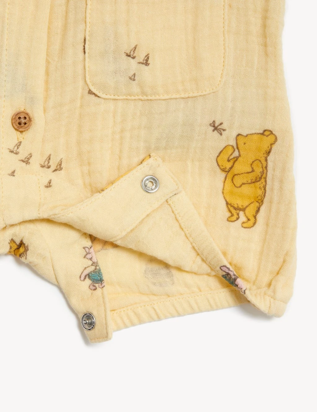 Pure Cotton Winnie The Pooh™ Romper (7lbs-1 Yrs) 5 Pure Cotton Winnie The Pooh™ Romper (7lbs-1 Yrs) - Image 5
