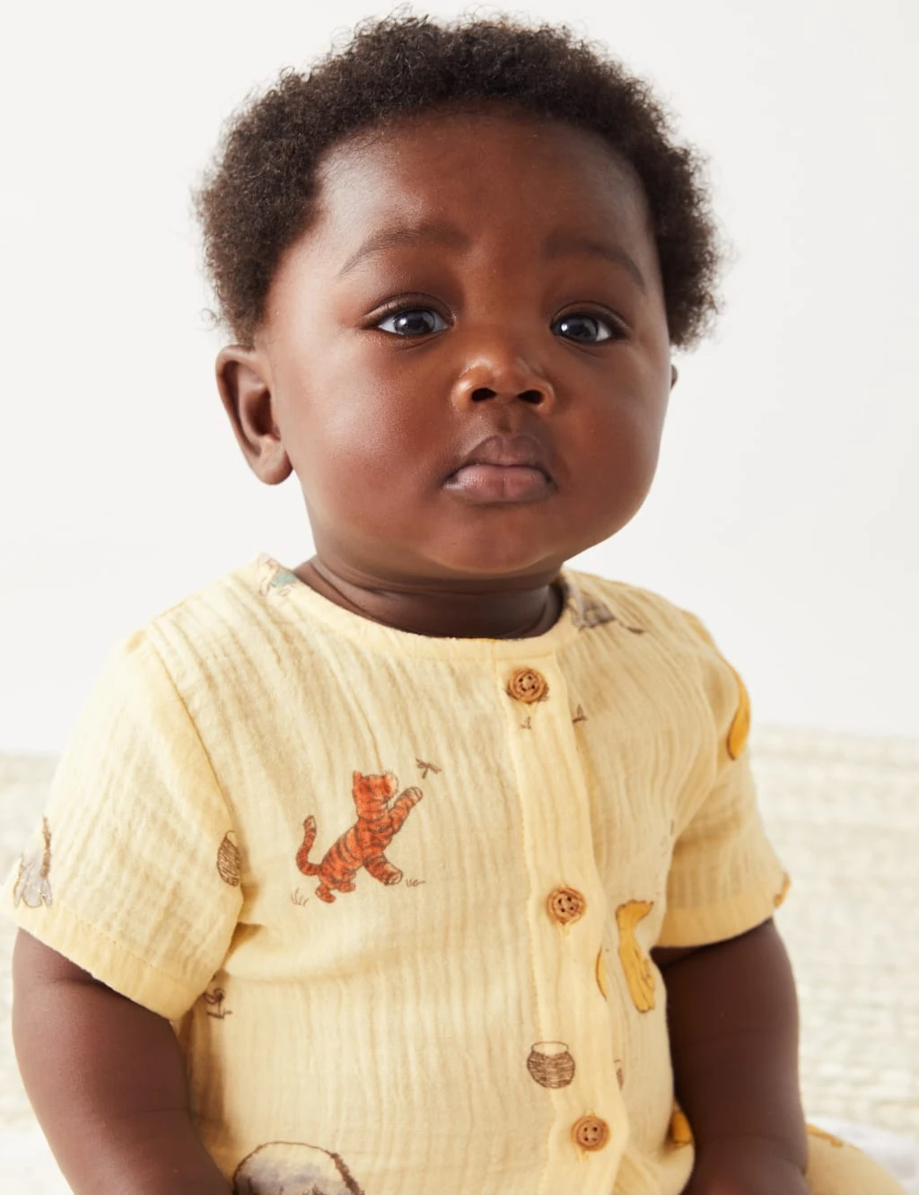 Pure Cotton Winnie The Pooh™ Romper (7lbs-1 Yrs) 6 Pure Cotton Winnie The Pooh™ Romper (7lbs-1 Yrs) - Image 6