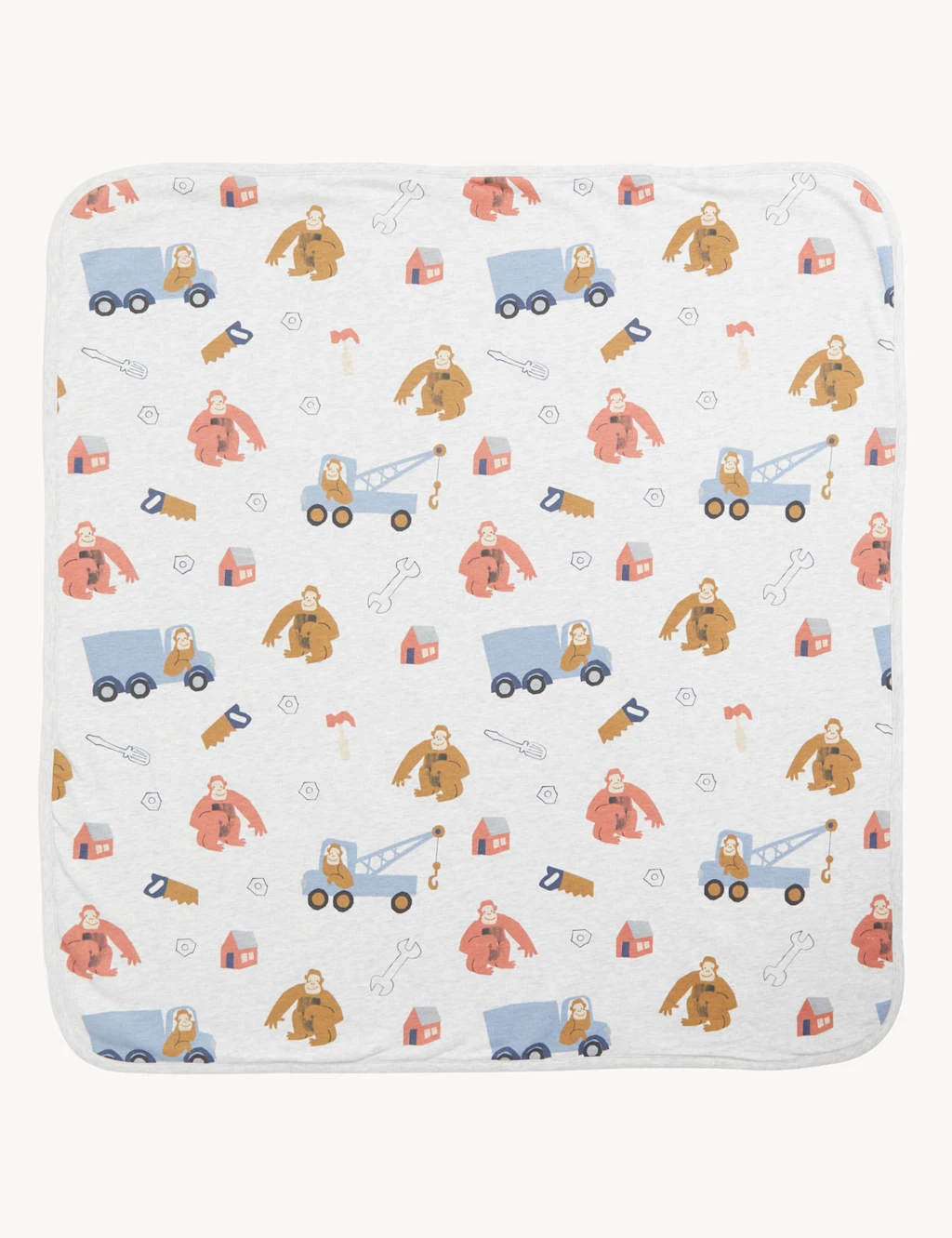 Cotton Rich Monkey Print Shawl 1 Cotton Rich Monkey Print Shawl