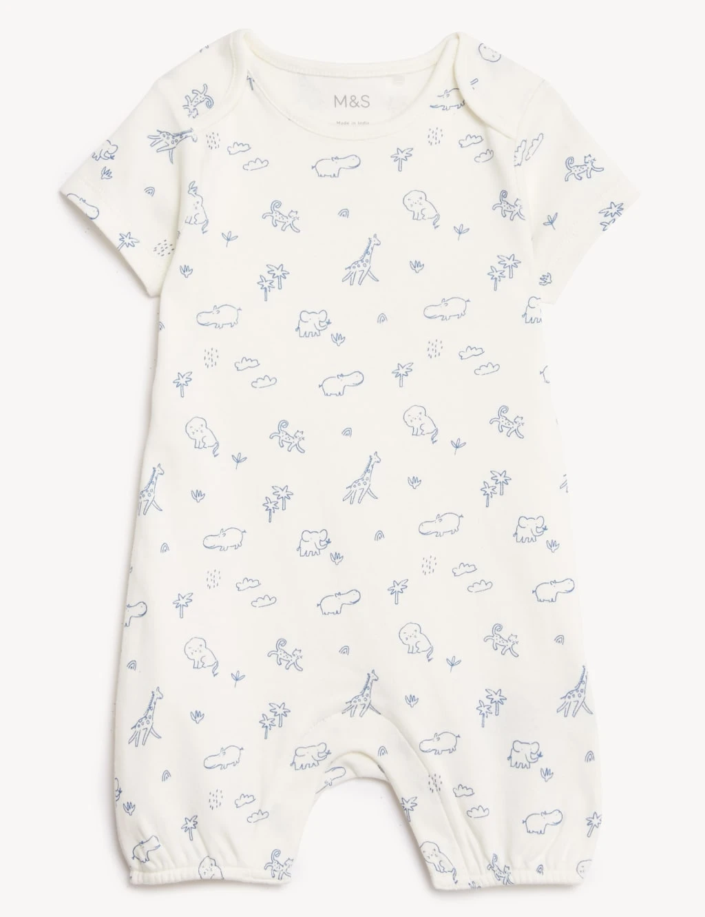 3pc Pure Cotton Animal Print Outfit (0-12 Mths) 3 3pc Pure Cotton Animal Print Outfit (0-12 Mths) - Image 3