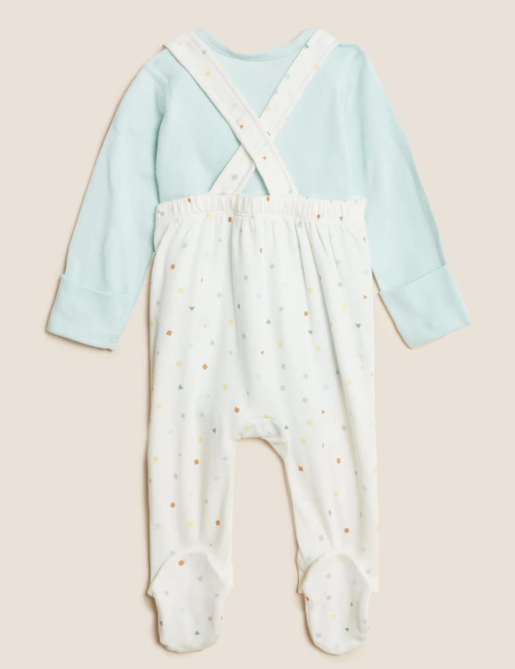 2pc Pure Cotton Spot Outfit (7lbs - 12 Mths) 2 2pc Pure Cotton Spot Outfit (7lbs - 12 Mths) - Image 2
