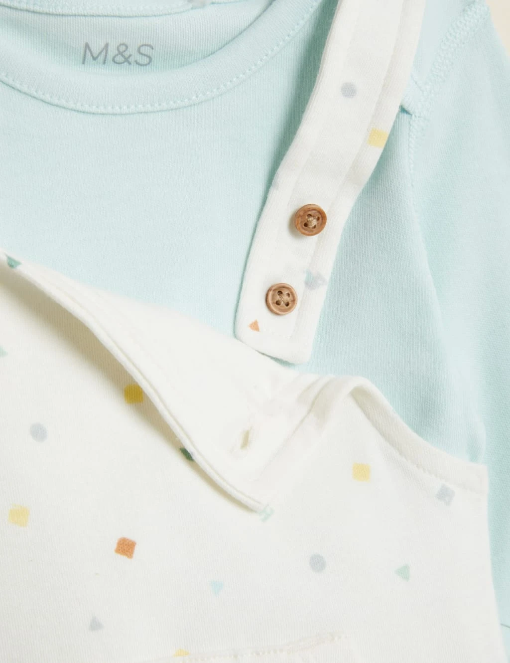 2pc Pure Cotton Spot Outfit (7lbs - 12 Mths) 6 2pc Pure Cotton Spot Outfit (7lbs - 12 Mths) - Image 6