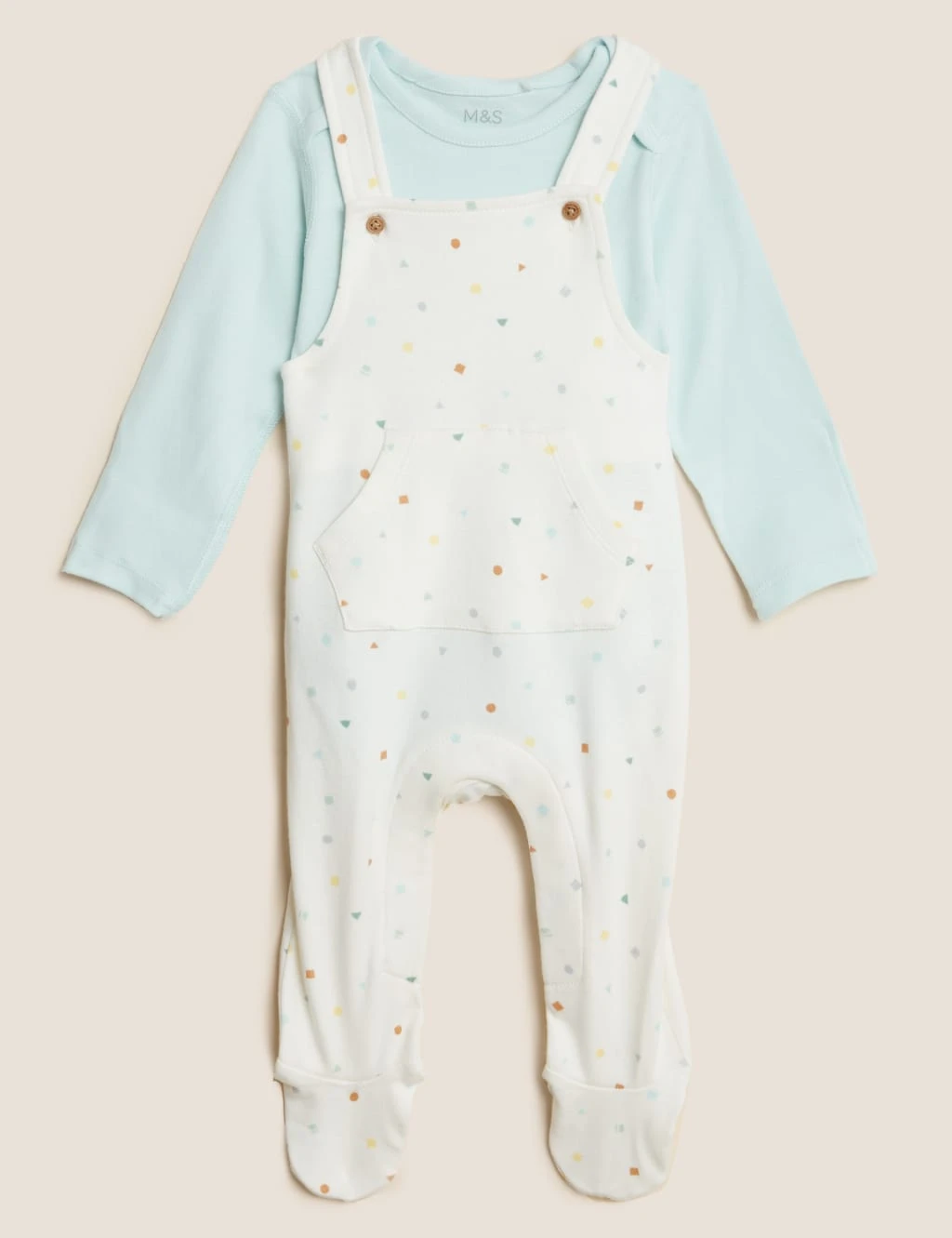2pc Pure Cotton Spot Outfit (7lbs - 12 Mths) 1 2pc Pure Cotton Spot Outfit (7lbs - 12 Mths)