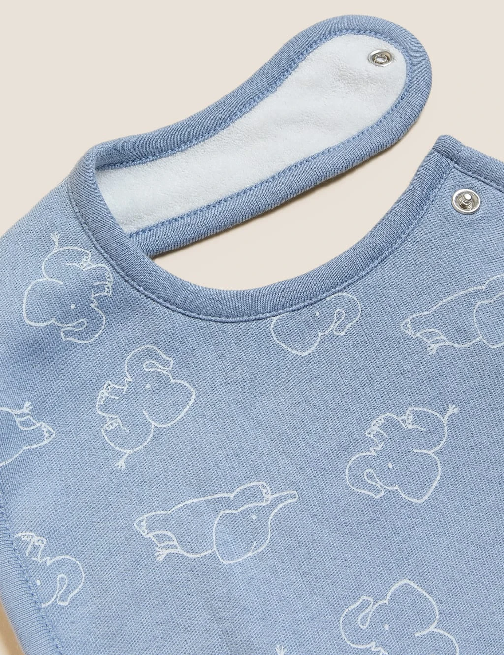 5pk Pure Cotton Bibs 2 5pk Pure Cotton Bibs - Image 2