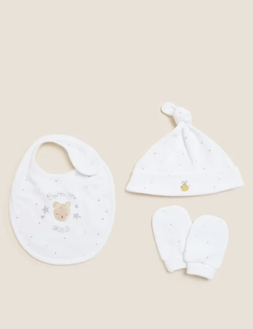 3pc Cotton Rich Born In 2023 Starter Set