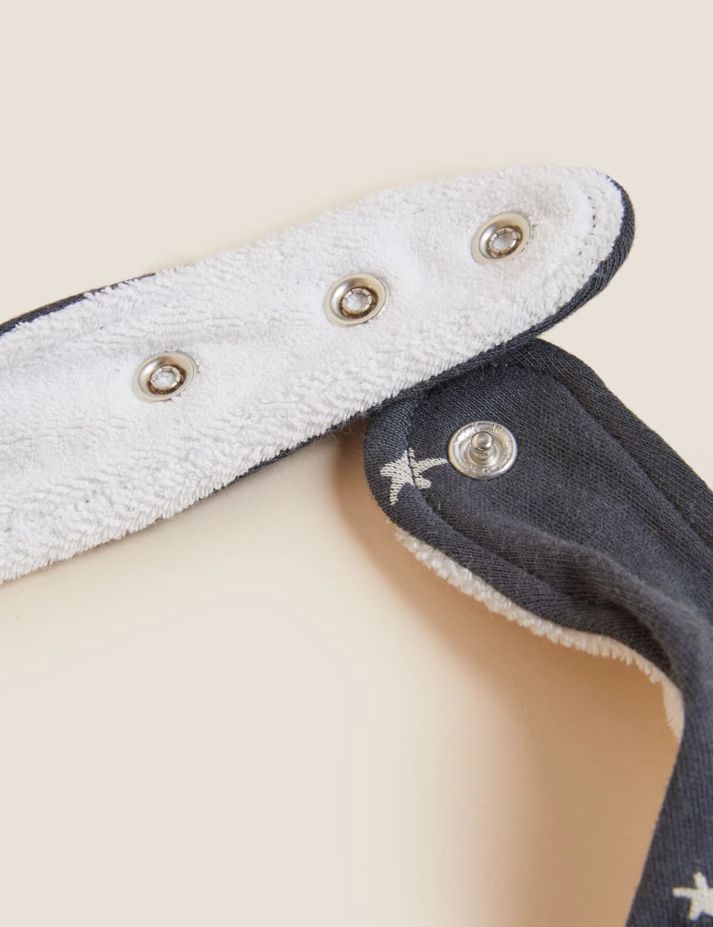 2pk Adaptive Pure Cotton Dribble Bibs 2 2pk Adaptive Pure Cotton Dribble Bibs - Image 2