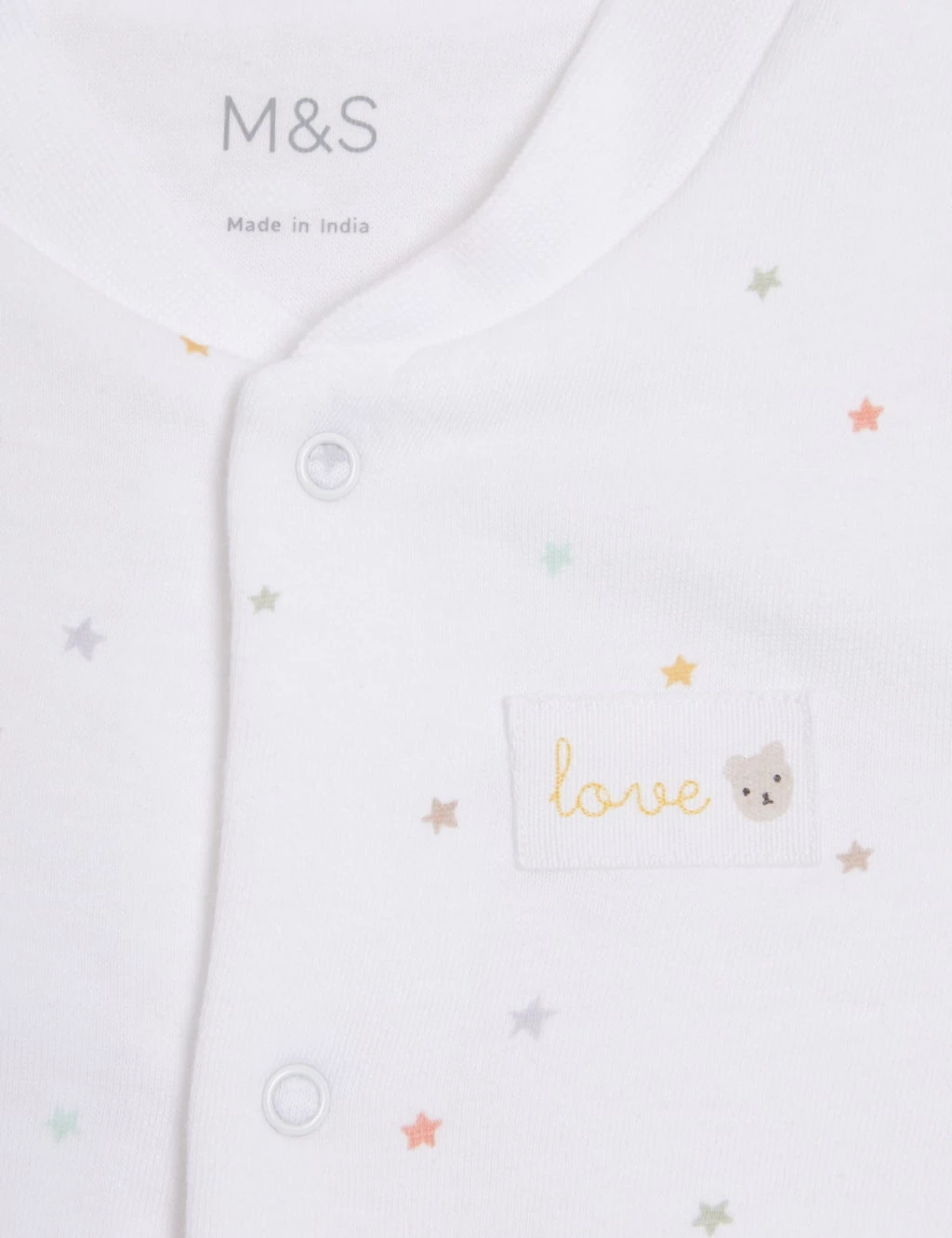 Pure Cotton Printed 1.5 Tog All In One (0-12 Mths) 4 Pure Cotton Printed 1.5 Tog All In One (0-12 Mths) - Image 4